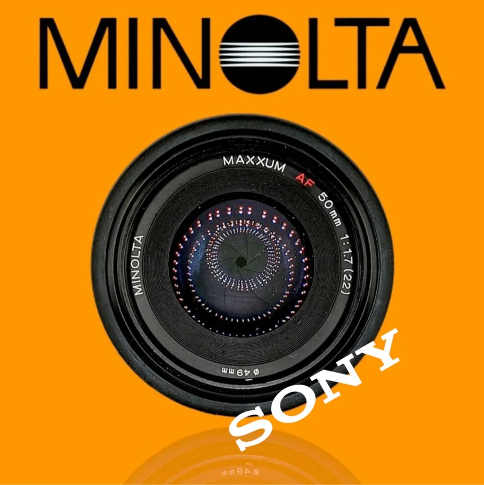 Minolta AF 50mm 1:1.7 lens (Sony A Mount compatible)